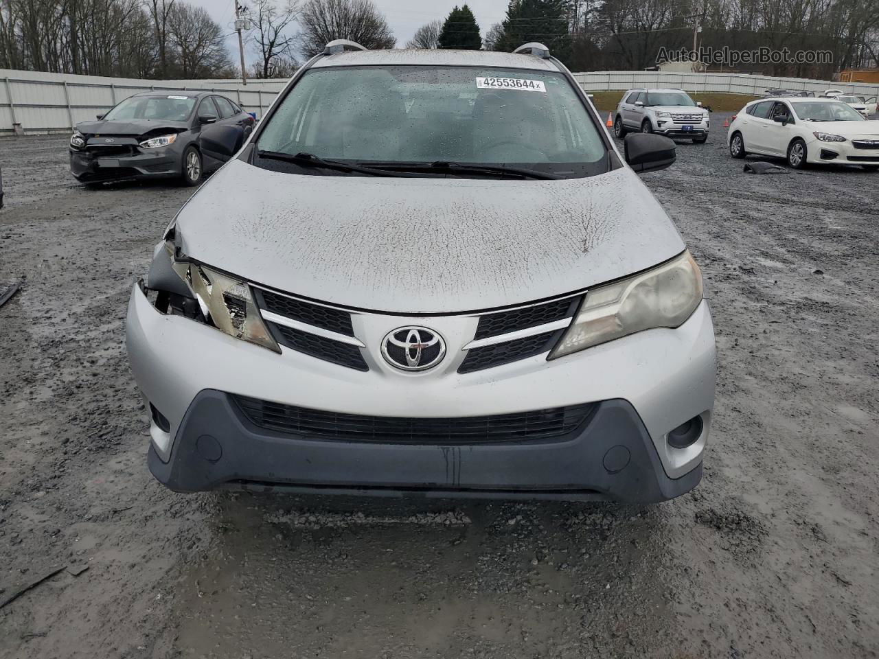 2015 Toyota Rav4 Le Silver vin: JTMZFREV5FD052742