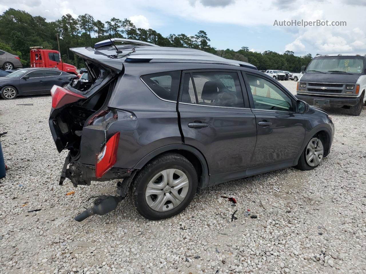 2015 Toyota Rav4 Le Gray vin: JTMZFREV5FJ041998