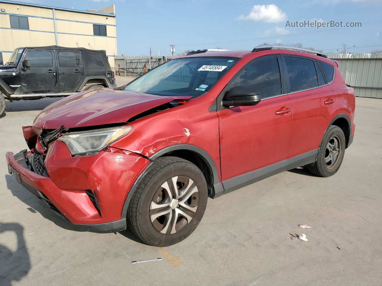 2016 Toyota Rav4 Le Red vin: JTMZFREV5GJ095531