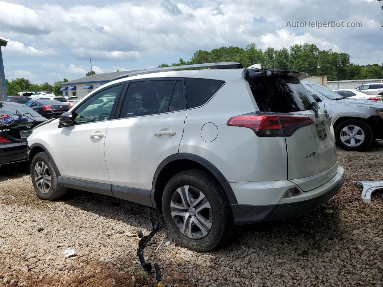 2018 Toyota Rav4 Le White vin: JTMZFREV6JJ205090