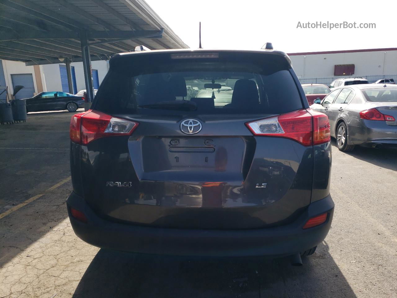 2015 Toyota Rav4 Le Серый vin: JTMZFREV7FJ048631