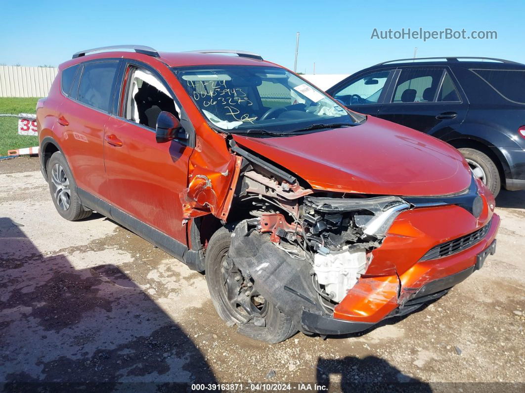 2016 Toyota Rav4 Le Orange vin: JTMZFREV7GJ063275