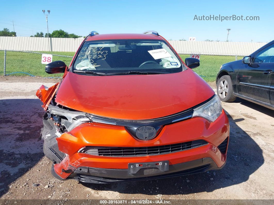 2016 Toyota Rav4 Le Orange vin: JTMZFREV7GJ063275