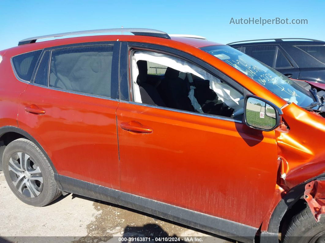 2016 Toyota Rav4 Le Orange vin: JTMZFREV7GJ063275