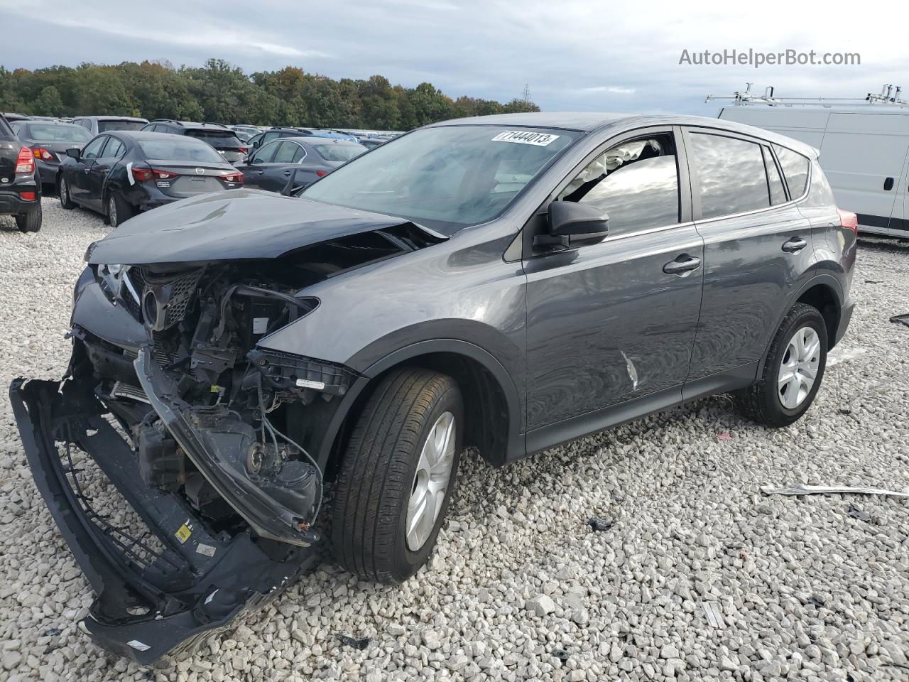 2015 Toyota Rav4 Le Серый vin: JTMZFREV9FD073223