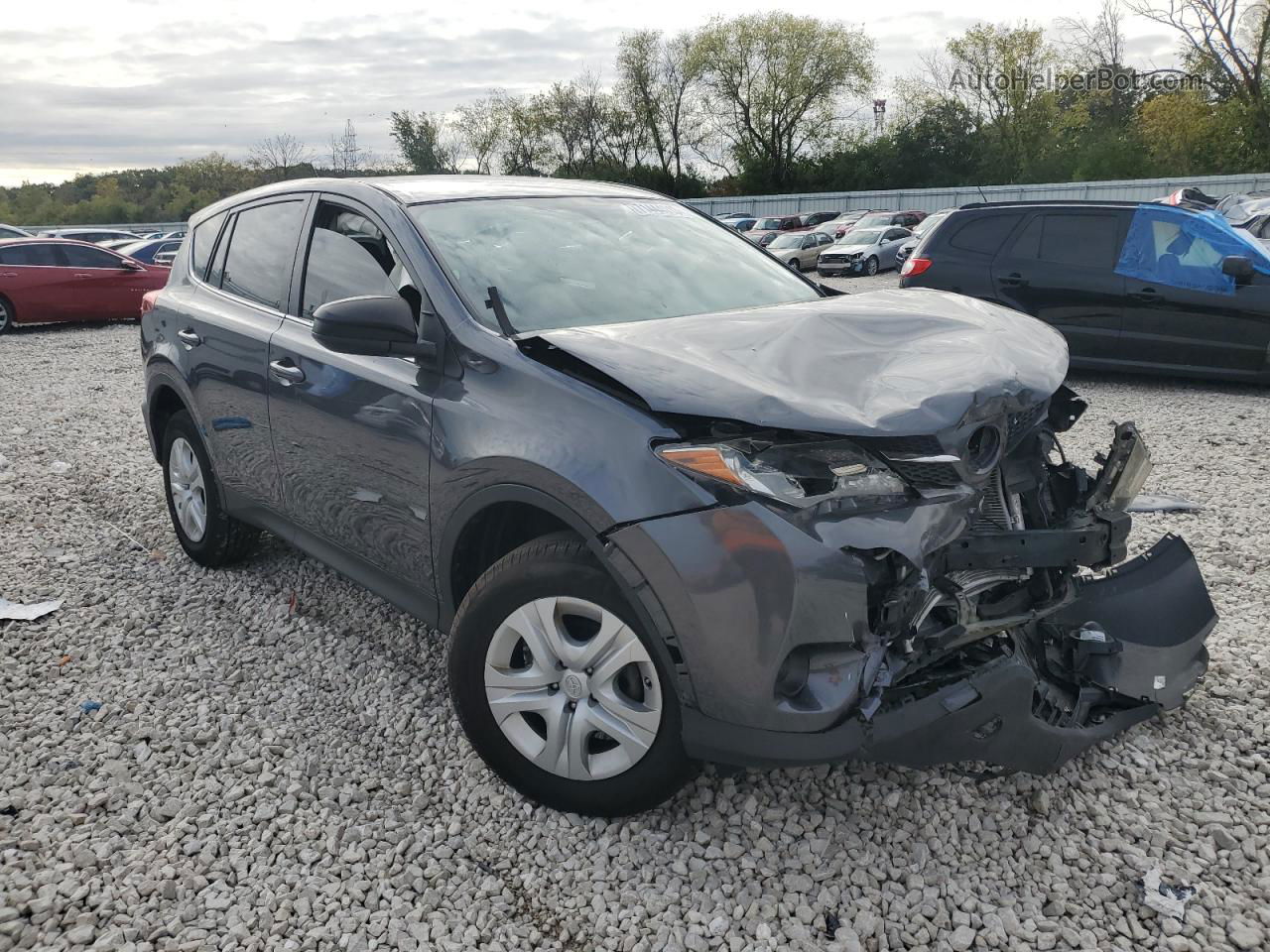 2015 Toyota Rav4 Le Gray vin: JTMZFREV9FD073223