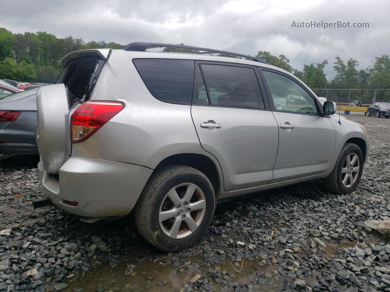 2007 Toyota Rav4 Limited Silver vin: JTMZK31V076009141