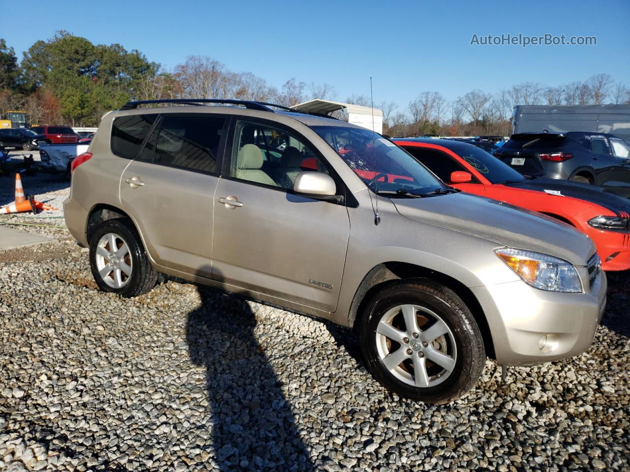 2007 Toyota Rav4 Limited Beige vin: JTMZK31V376004791