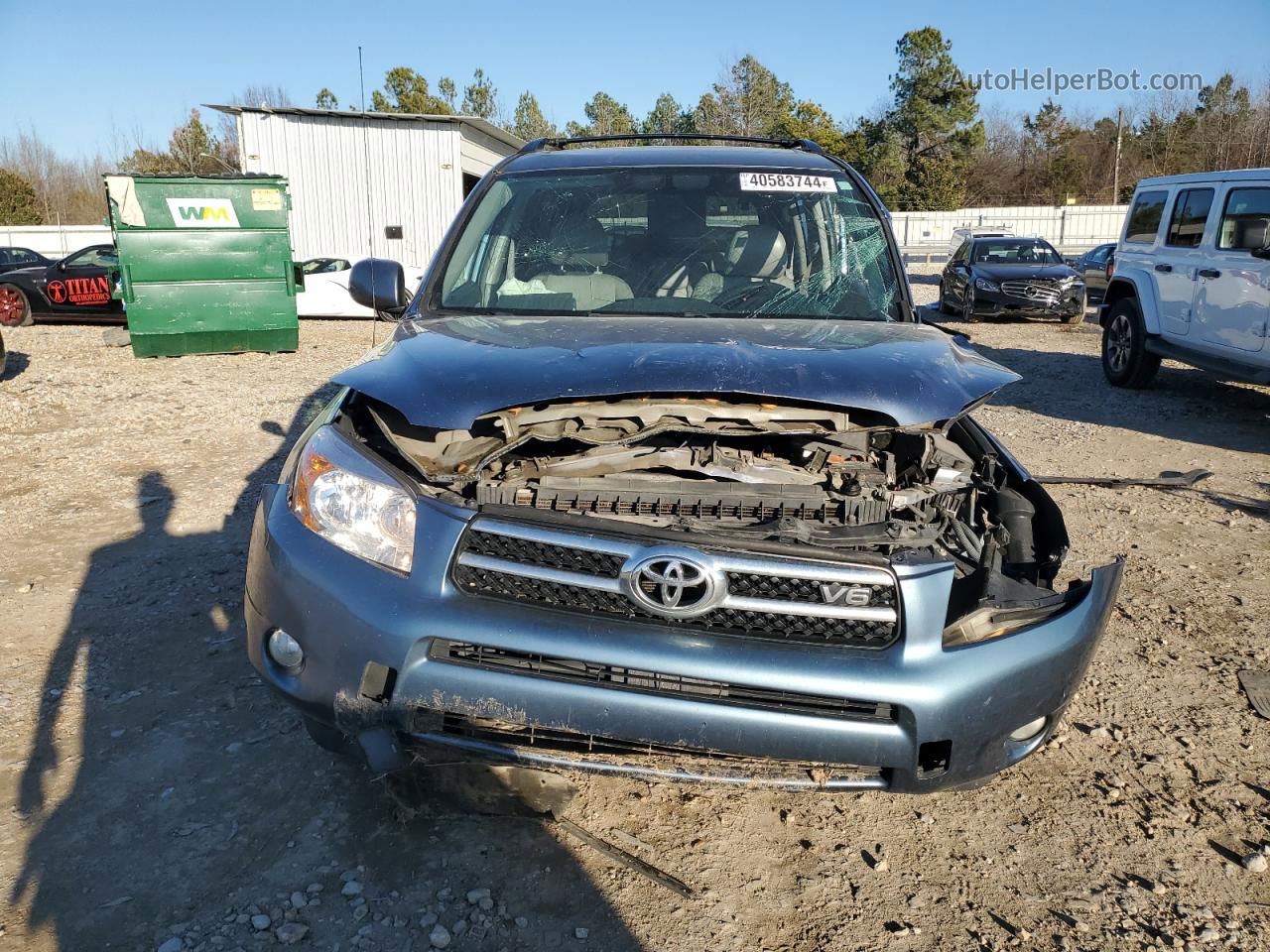 2007 Toyota Rav4 Limited Black vin: JTMZK31V675007321