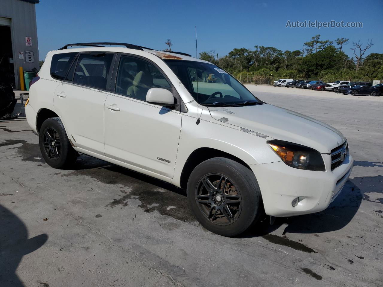 2007 Toyota Rav4 Limited Белый vin: JTMZK31V675010607