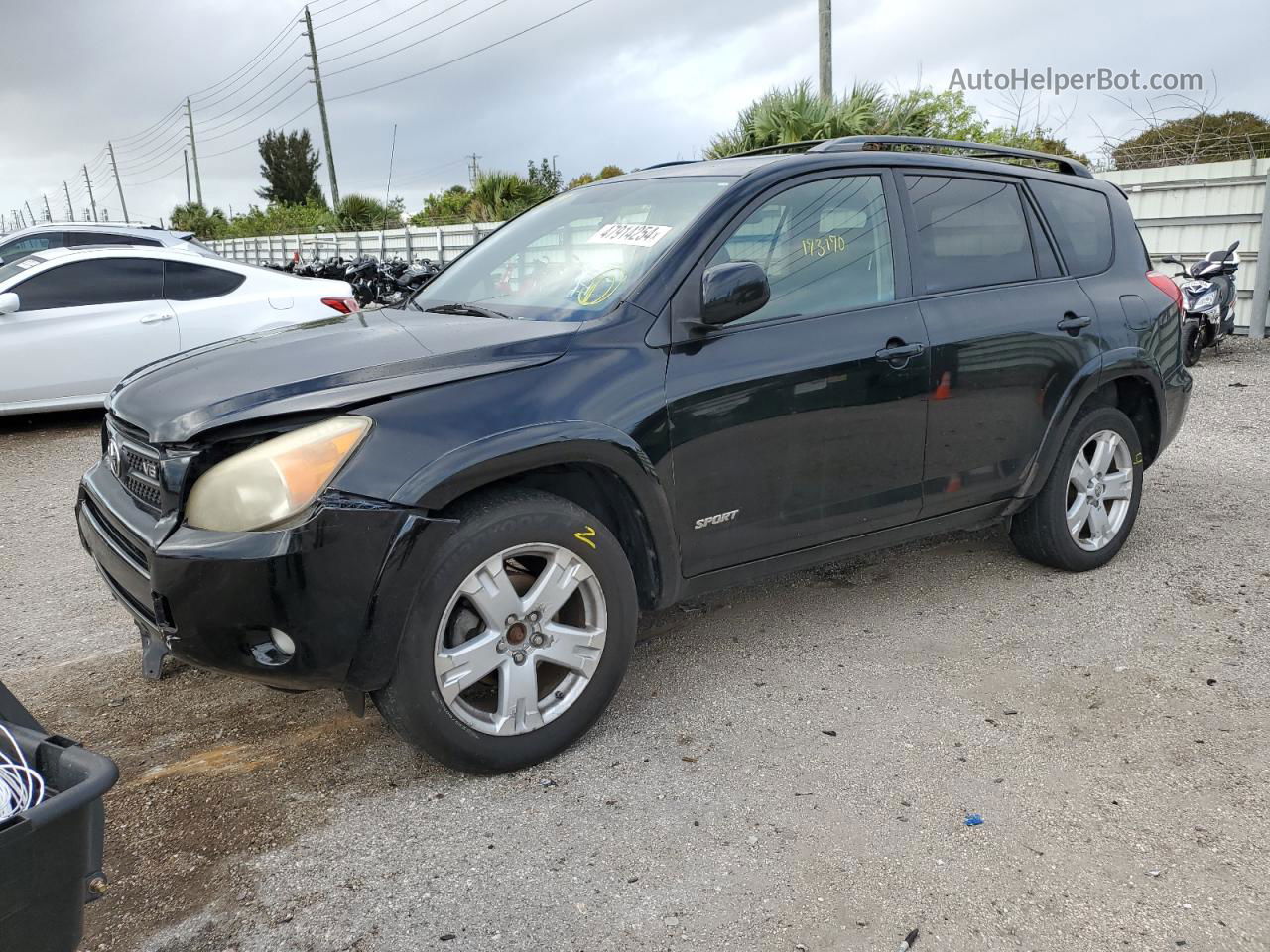 2007 Toyota Rav4 Sport Black vin: JTMZK32V576009845