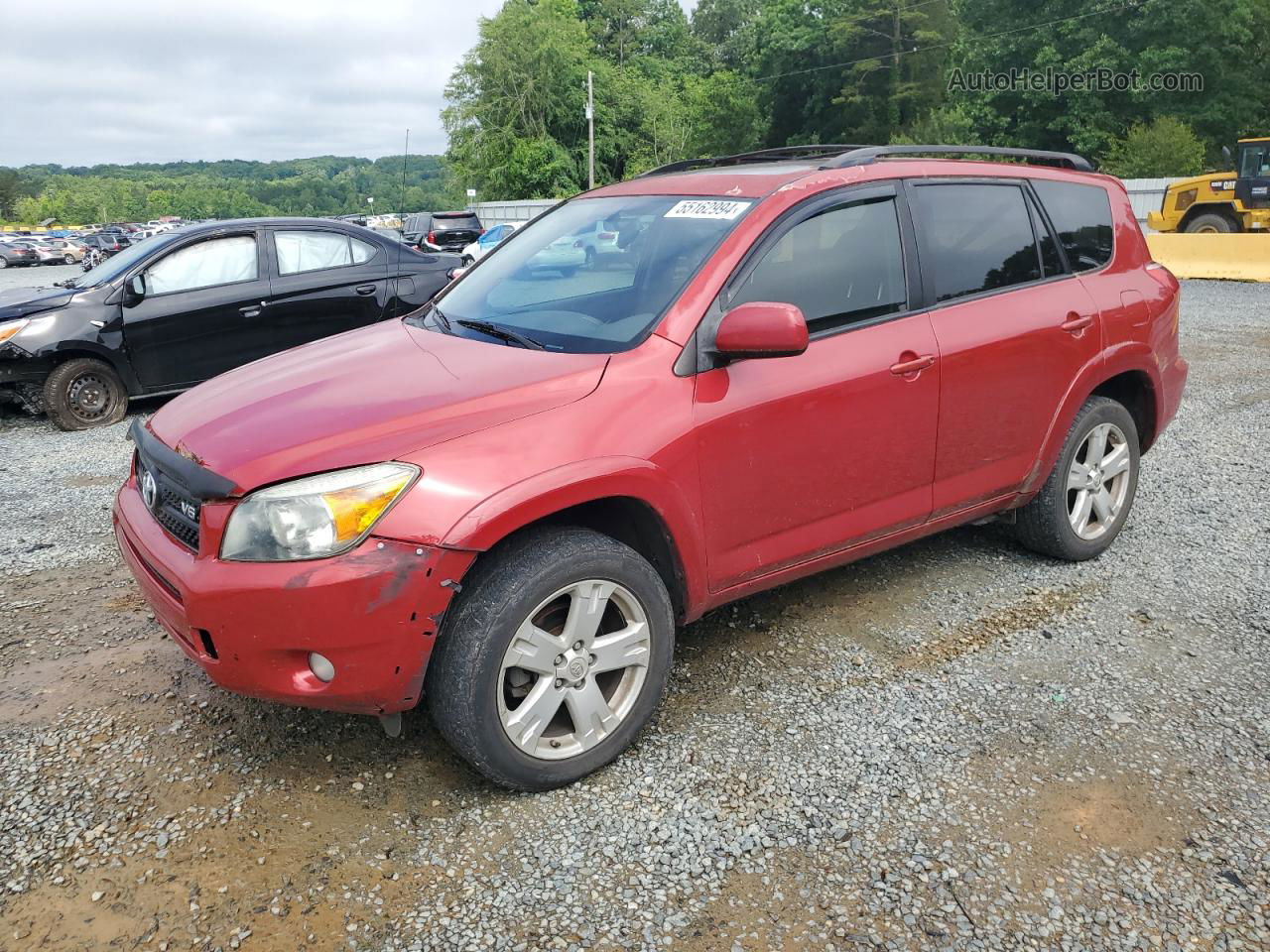 2007 Toyota Rav4 Sport Красный vin: JTMZK32V975010681