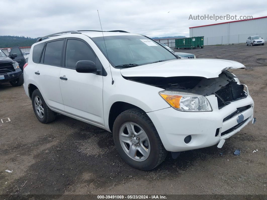 2007 Toyota Rav4 Base V6 White vin: JTMZK33VX75014334