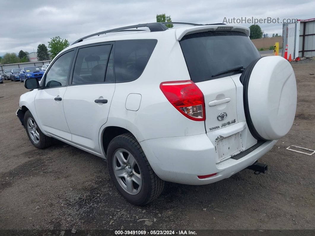 2007 Toyota Rav4 Base V6 White vin: JTMZK33VX75014334