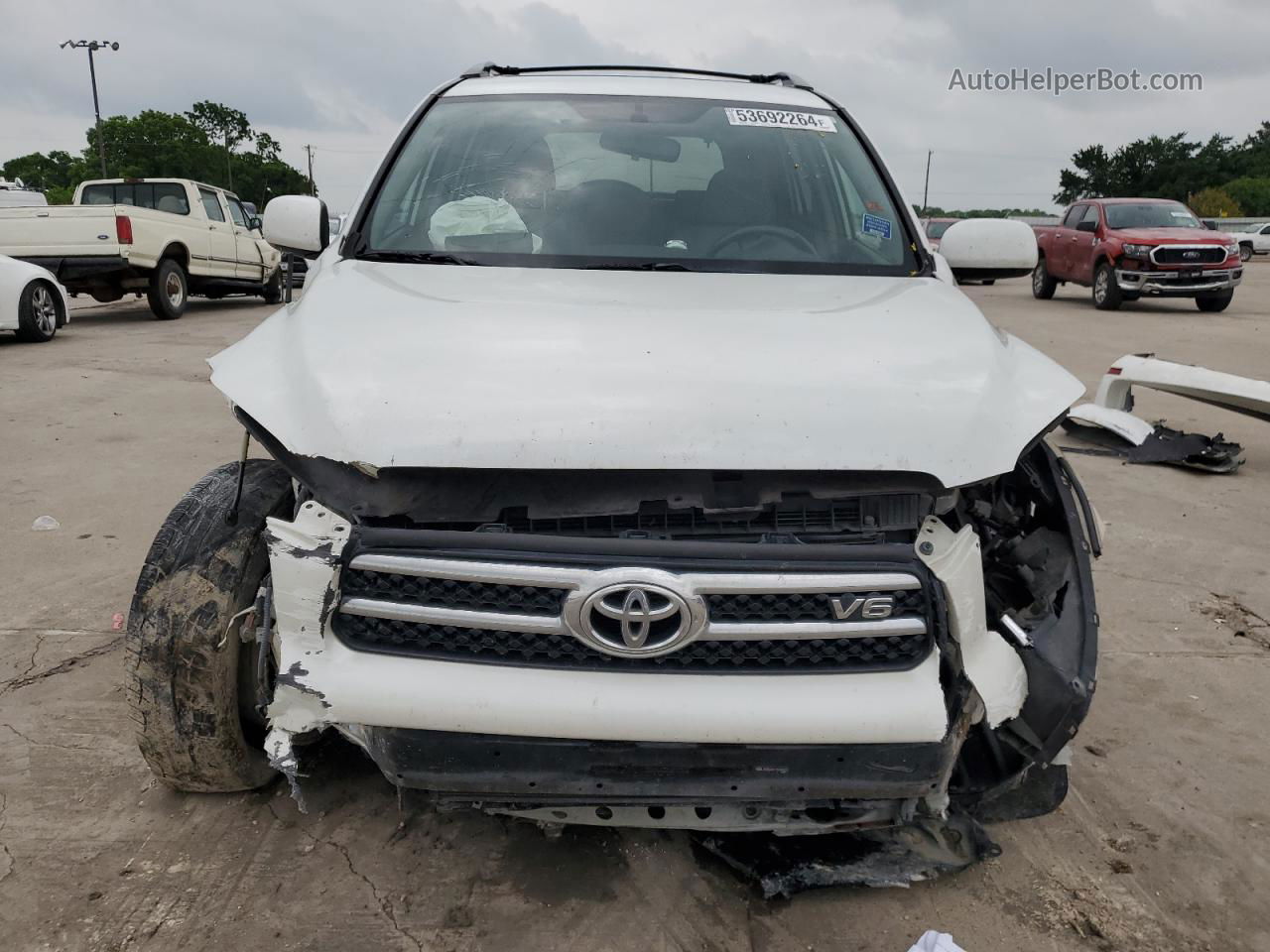 2007 Toyota Rav4 Limited White vin: JTMZK34V175009523