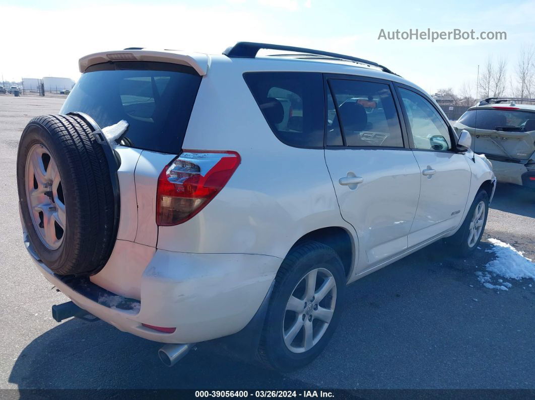 2007 Toyota Rav4 Limited V6 White vin: JTMZK34VX75015756