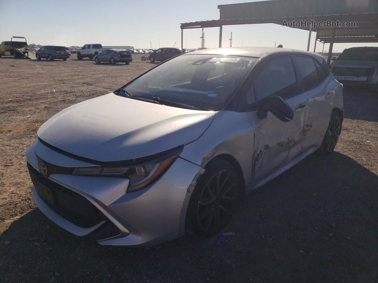 2020 Toyota Corolla Xse Silver vin: JTNA4RBE9L3075445