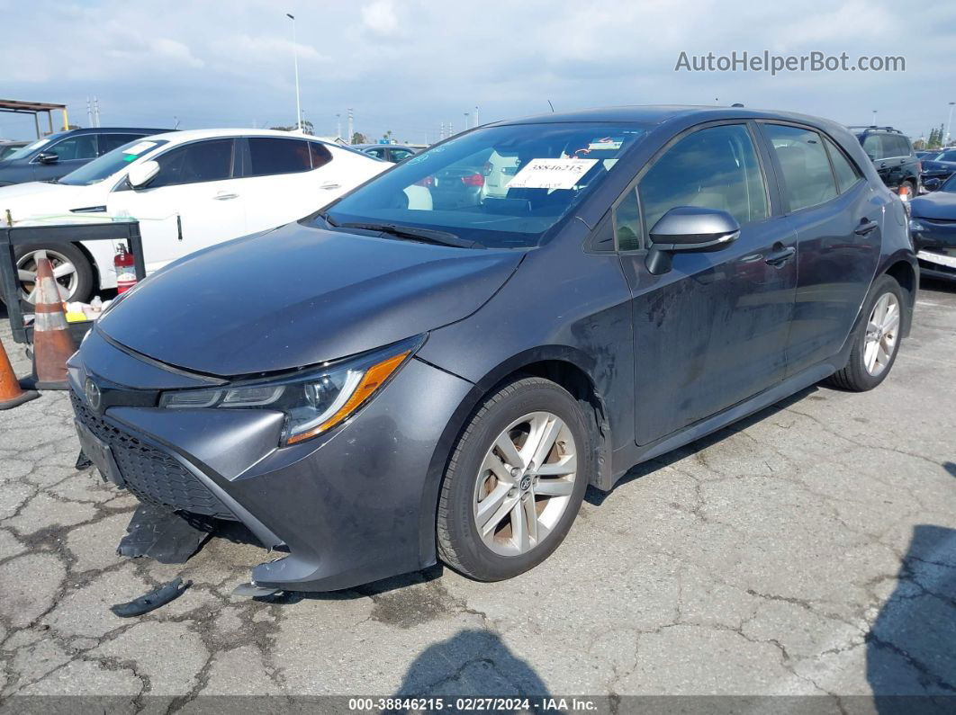 2021 Toyota Corolla Se Gray vin: JTNB4MBE1M3108513