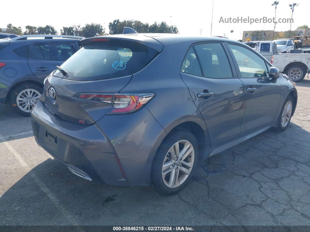 2021 Toyota Corolla Se Gray vin: JTNB4MBE1M3108513