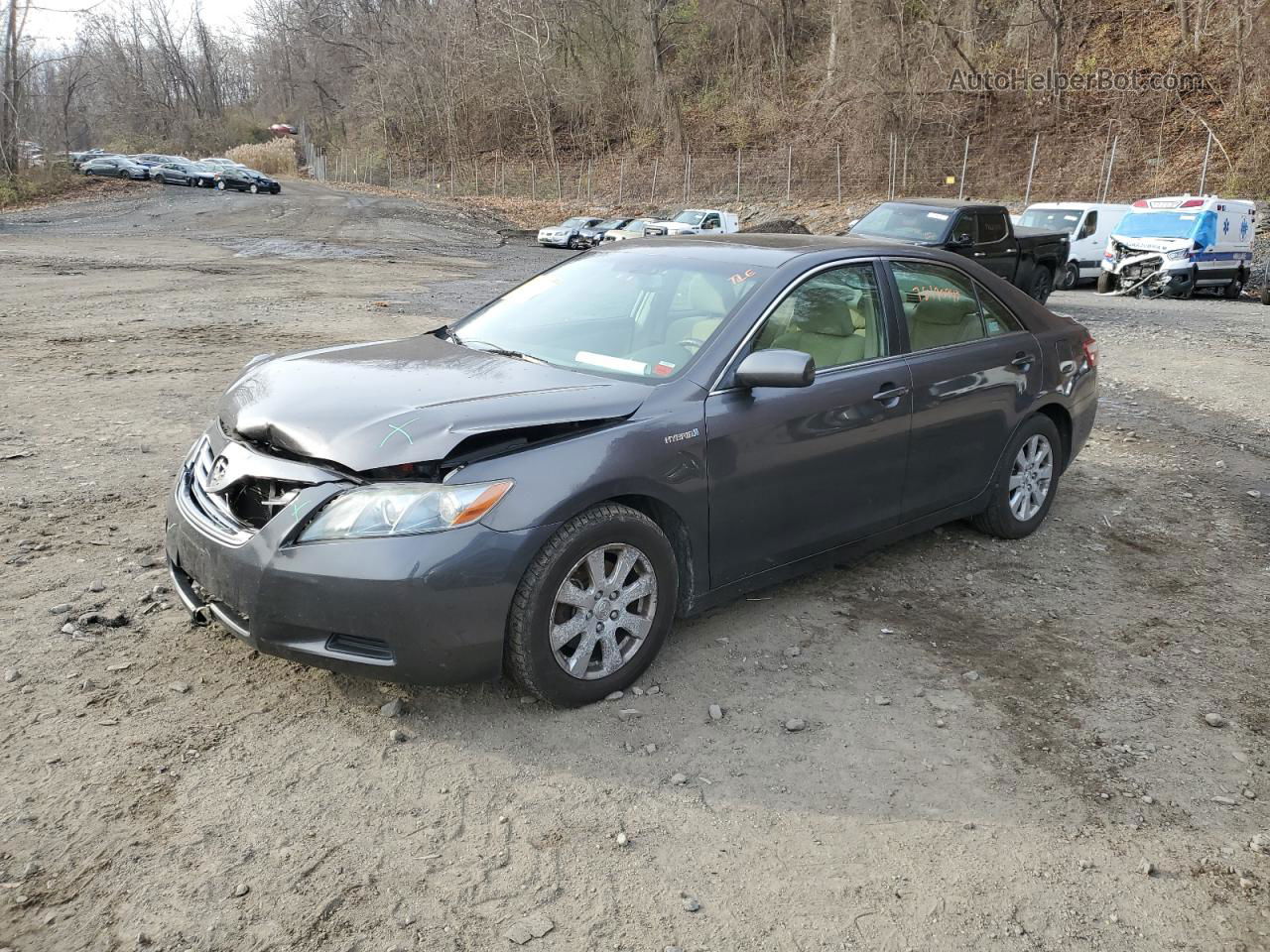 2009 Toyota Camry Hybrid Charcoal vin: JTNBB46K093051699