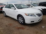 2007 Toyota Camry Hybrid White vin: JTNBB46K273007183