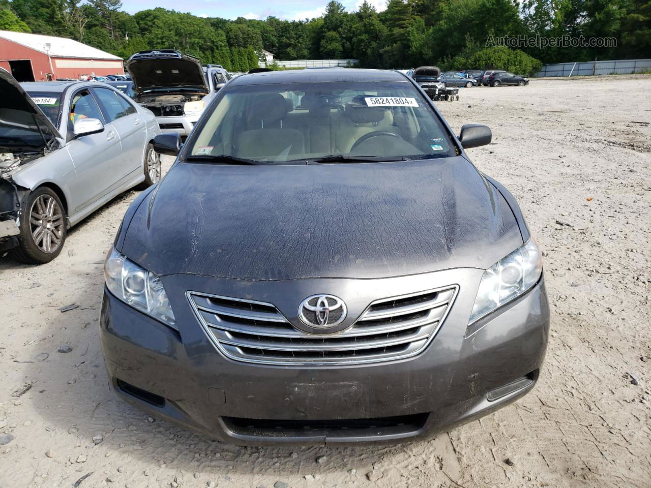 2007 Toyota Camry Hybrid Gray vin: JTNBB46K273011055