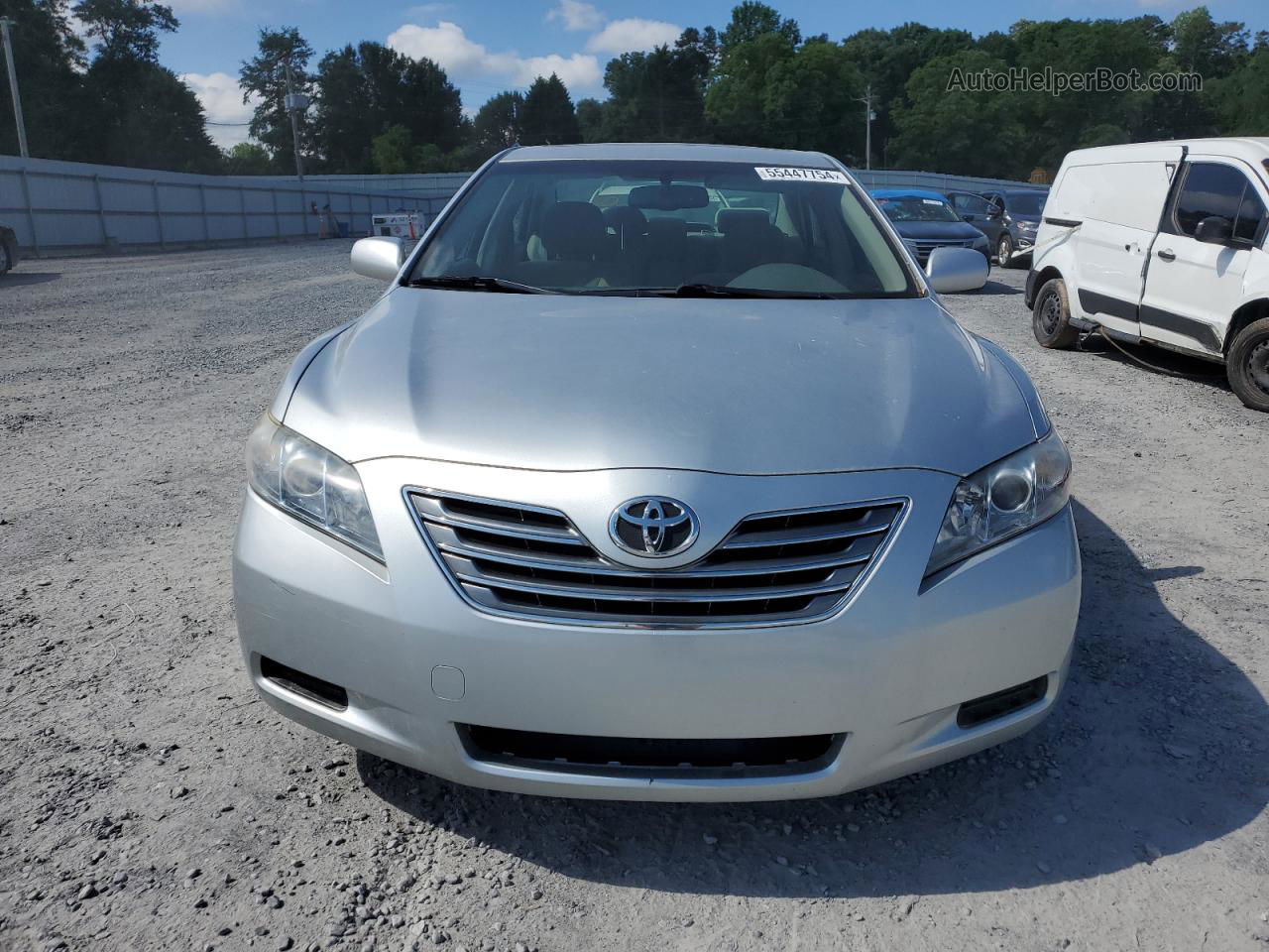 2007 Toyota Camry Hybrid Silver vin: JTNBB46K273027899