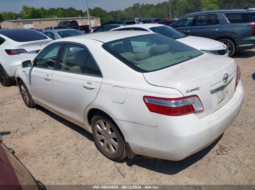 2007 Toyota Camry Hybrid   Белый vin: JTNBB46K373000940