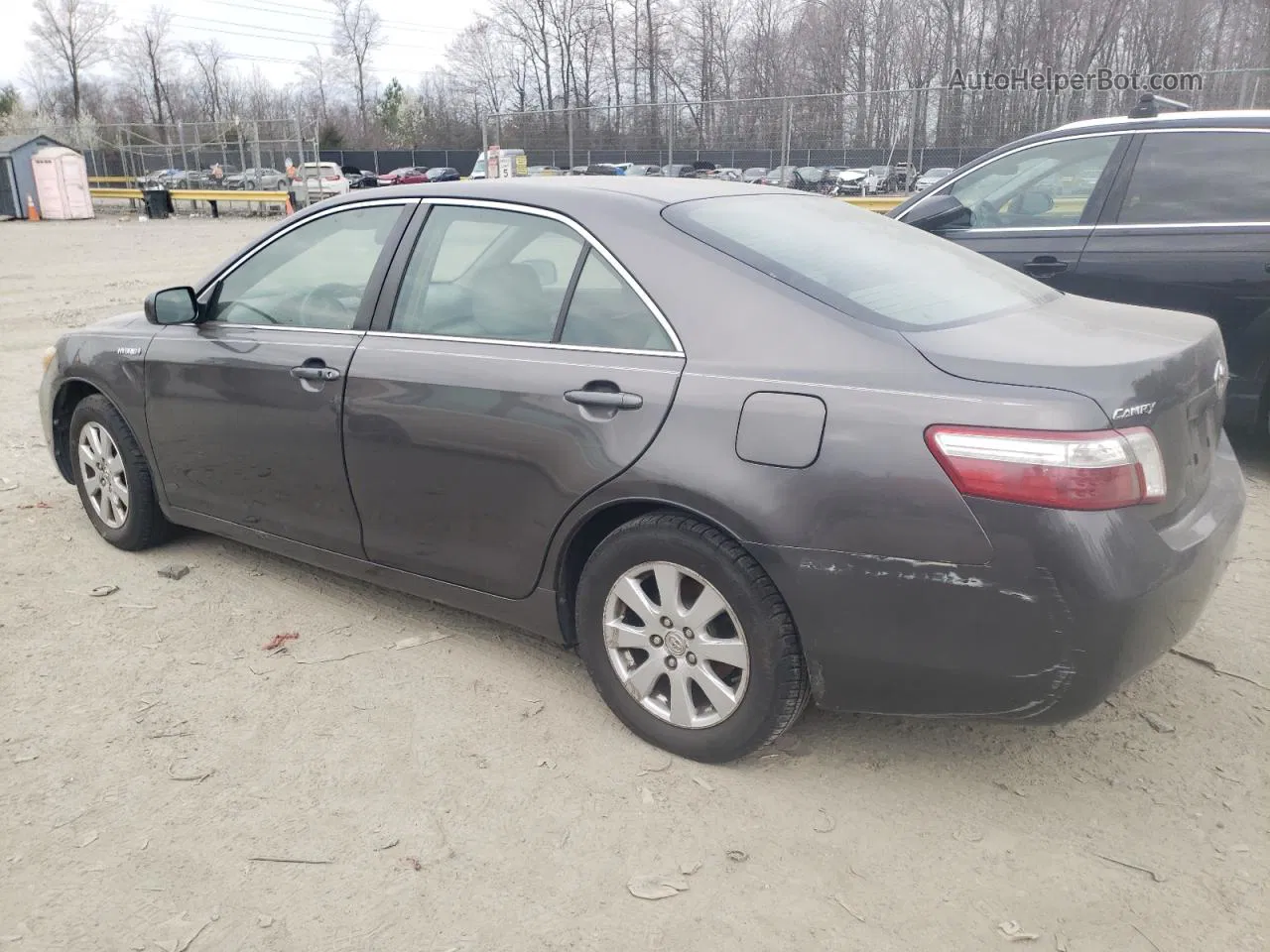 2008 Toyota Camry Hybrid Gray vin: JTNBB46K383044857