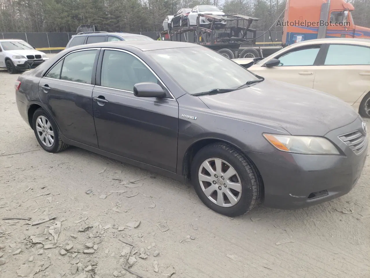 2008 Toyota Camry Hybrid Серый vin: JTNBB46K383044857