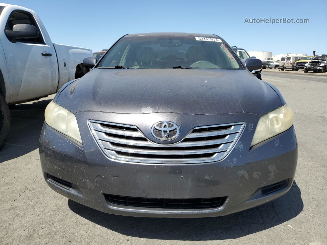 2008 Toyota Camry Hybrid Gray vin: JTNBB46K483047914