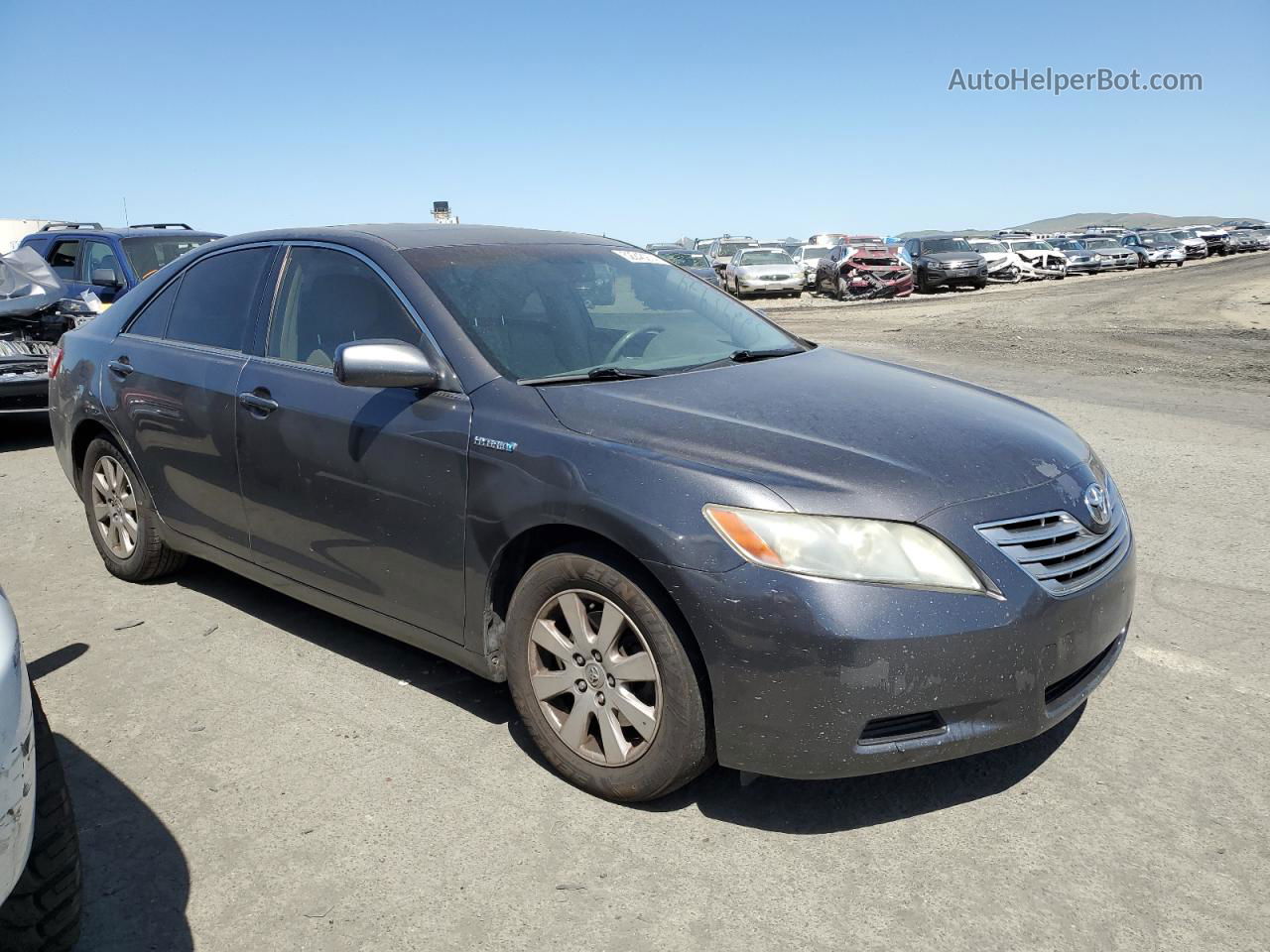 2008 Toyota Camry Hybrid Gray vin: JTNBB46K483047914