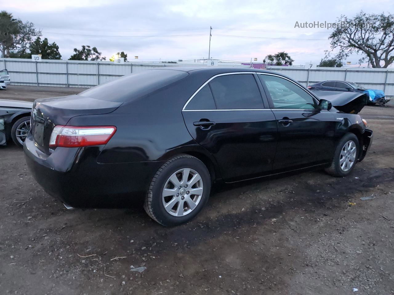 2009 Toyota Camry Hybrid Black vin: JTNBB46K493049227