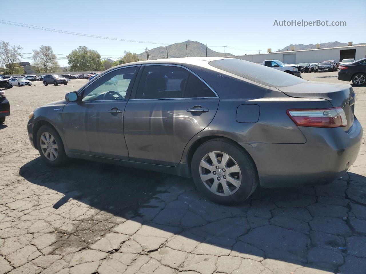 2007 Toyota Camry Hybrid Gray vin: JTNBB46K573030425