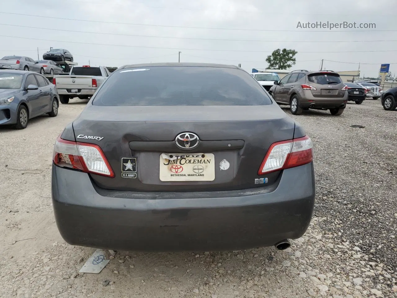 2008 Toyota Camry Hybrid Gray vin: JTNBB46K583046853