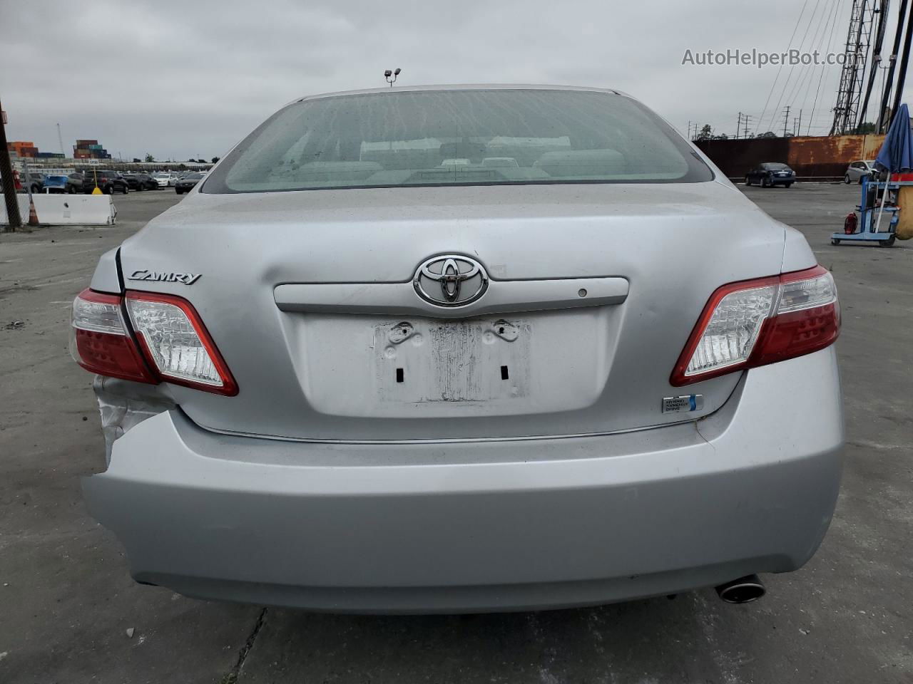 2007 Toyota Camry Hybrid Silver vin: JTNBB46K673008823