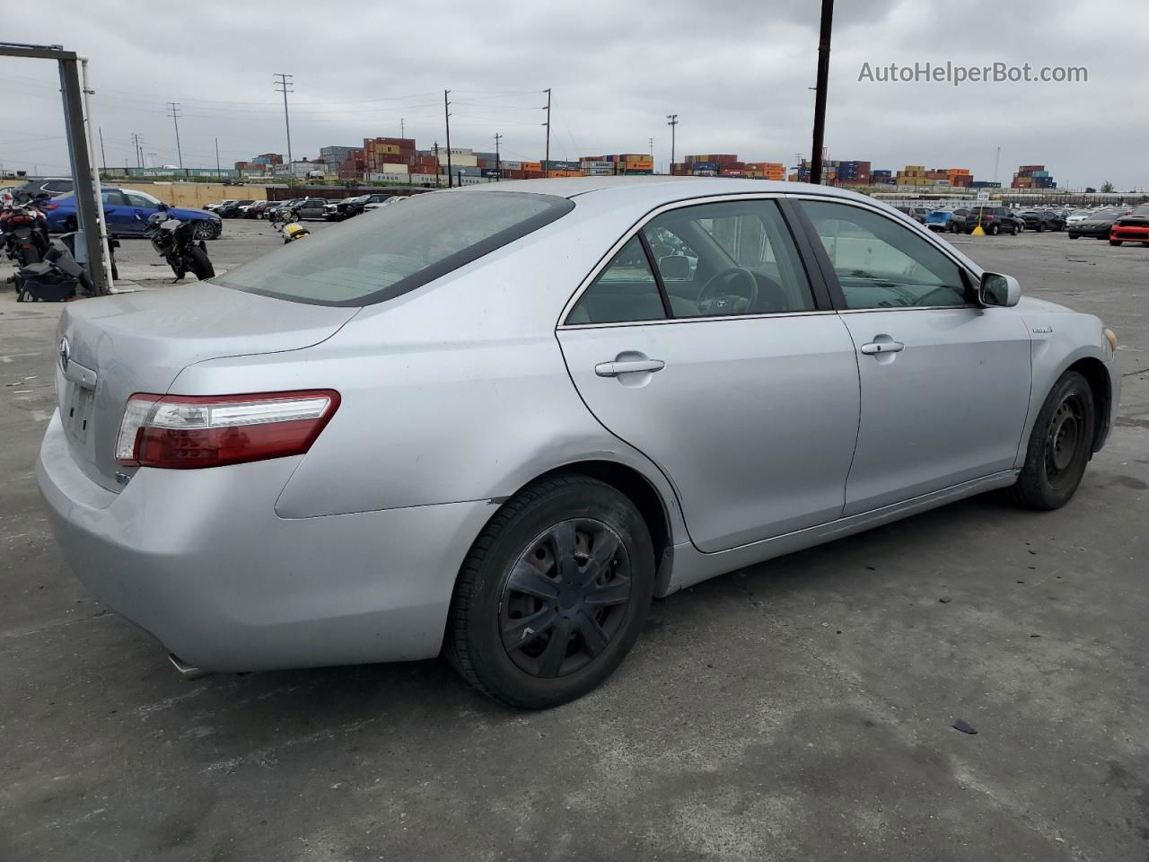 2007 Toyota Camry Hybrid Silver vin: JTNBB46K673008823