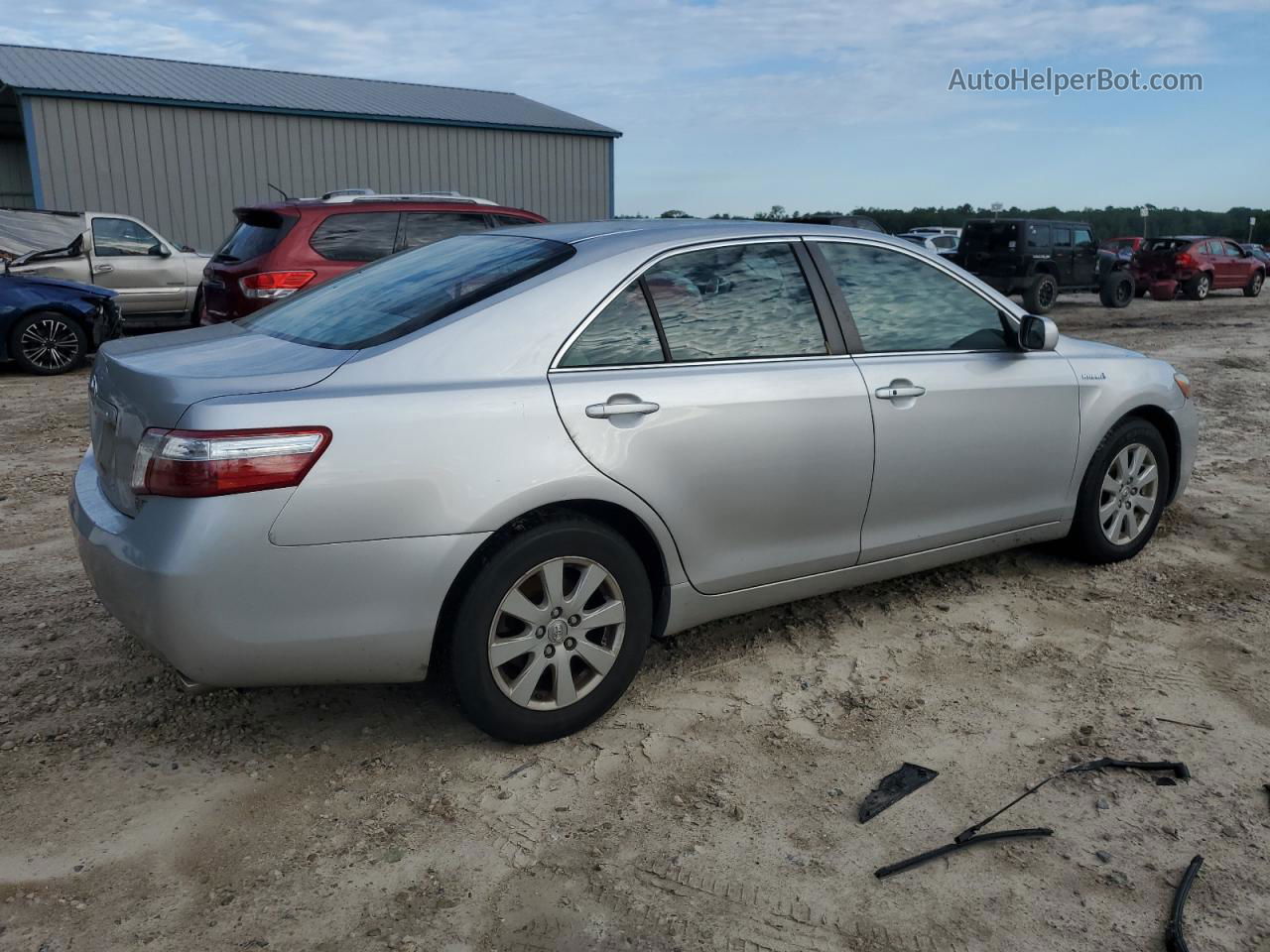 2008 Toyota Camry Hybrid Silver vin: JTNBB46K783046322