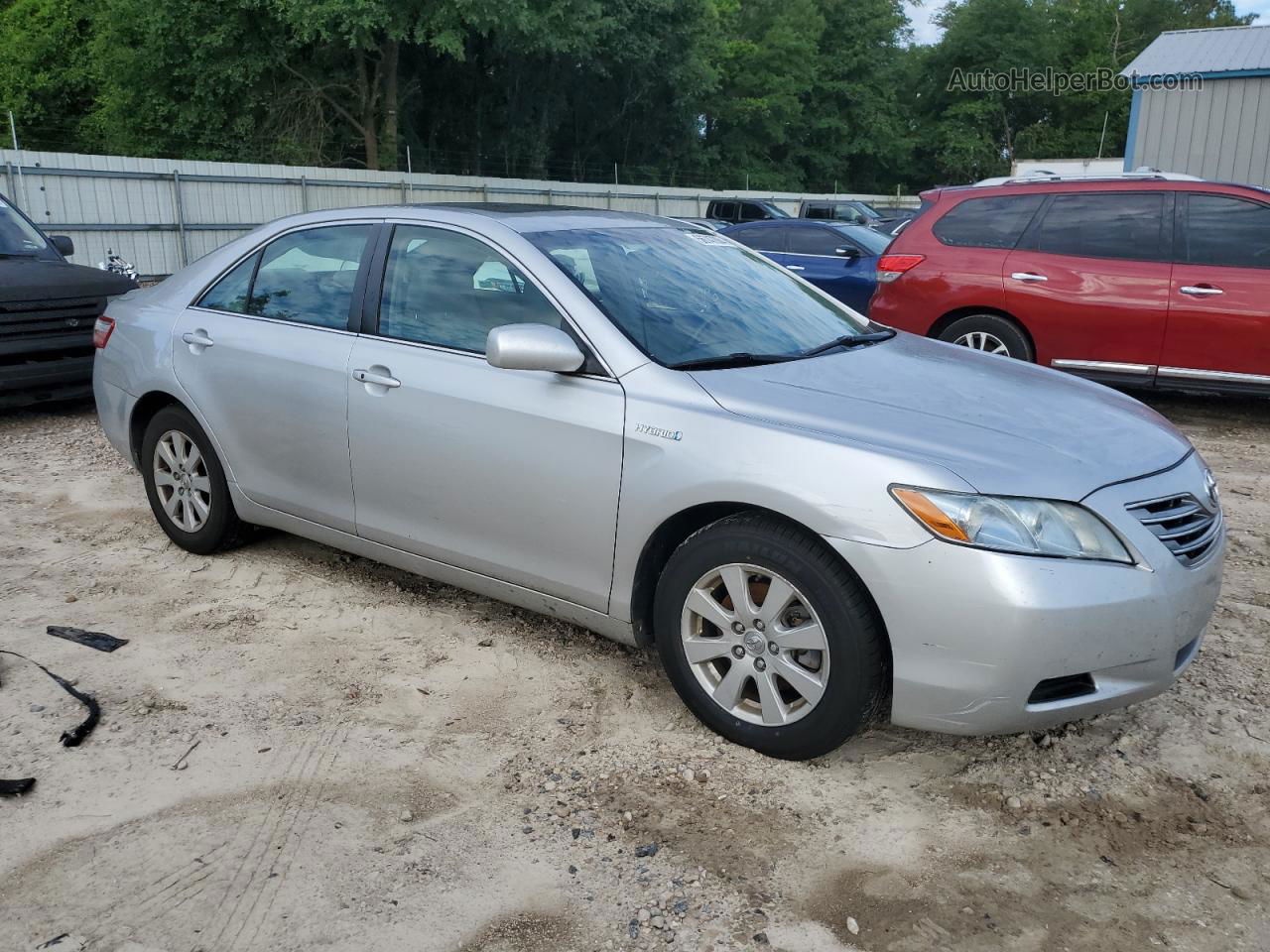 2008 Toyota Camry Hybrid Silver vin: JTNBB46K783046322