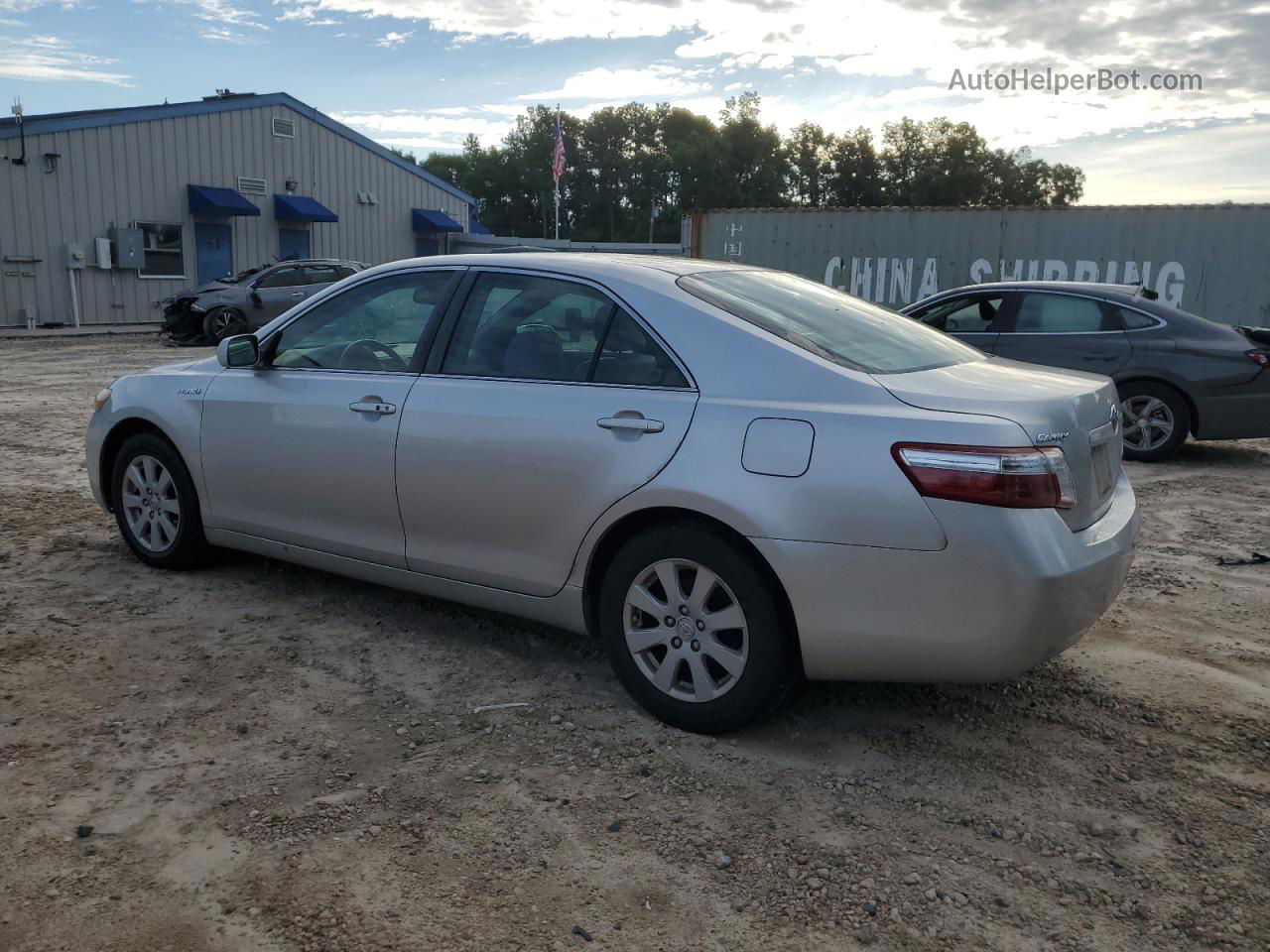 2008 Toyota Camry Hybrid Silver vin: JTNBB46K783046322