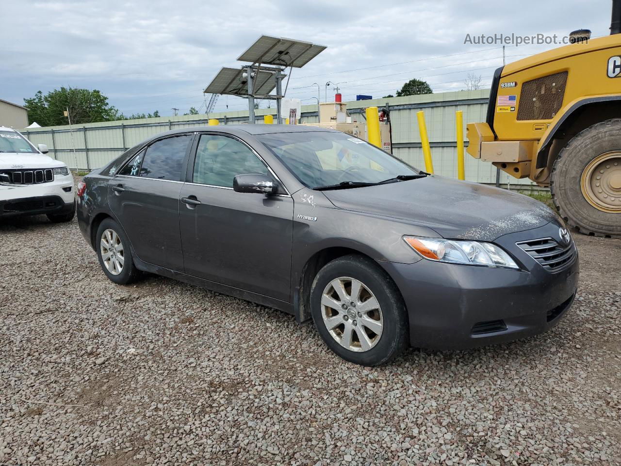 2007 Toyota Camry Hybrid Gray vin: JTNBB46K973000716