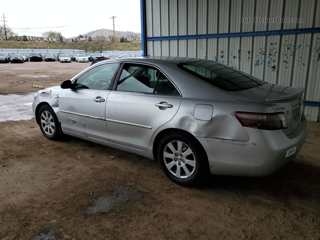 2007 Toyota Camry Hybrid Silver vin: JTNBB46KX73025706