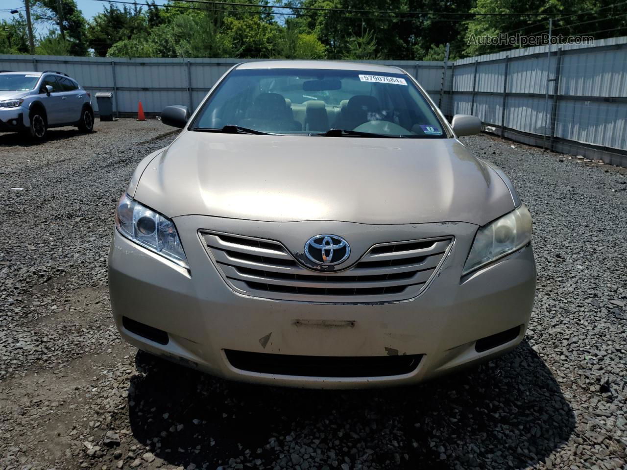 2007 Toyota Camry Ce Beige vin: JTNBE46K173081718