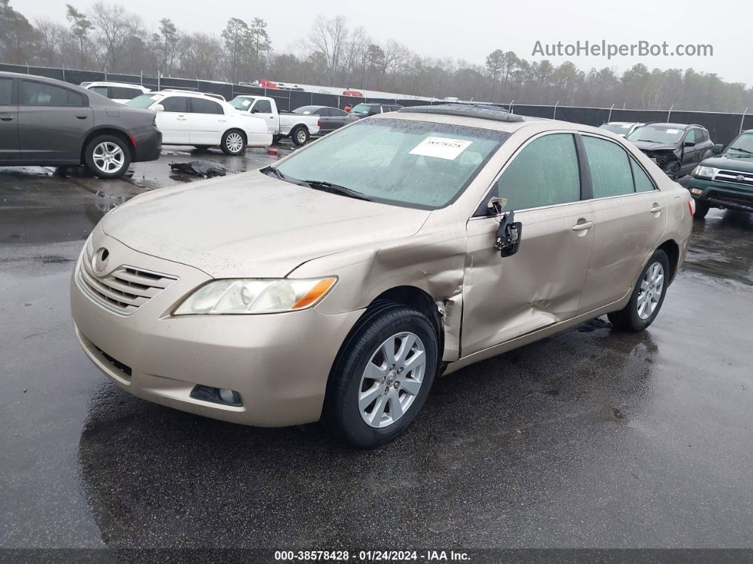 2007 Toyota Camry Xle Beige vin: JTNBE46K273088130