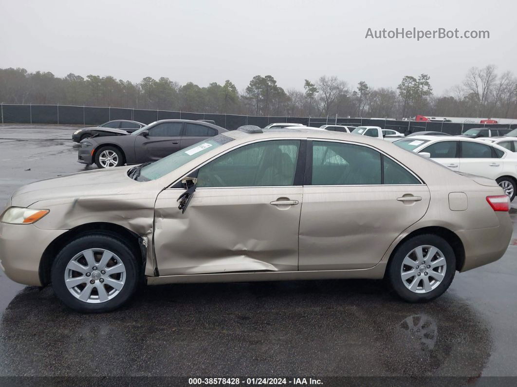 2007 Toyota Camry Xle Beige vin: JTNBE46K273088130