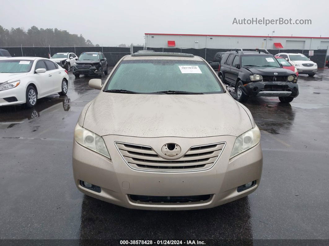 2007 Toyota Camry Xle Beige vin: JTNBE46K273088130