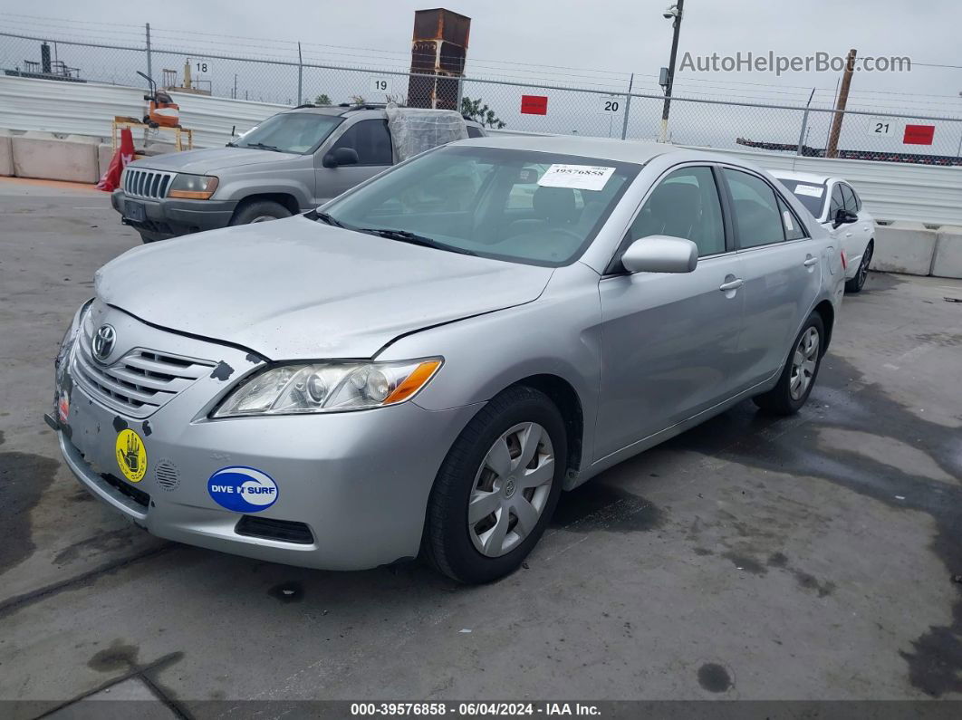 2007 Toyota Camry Le Silver vin: JTNBE46K473045666