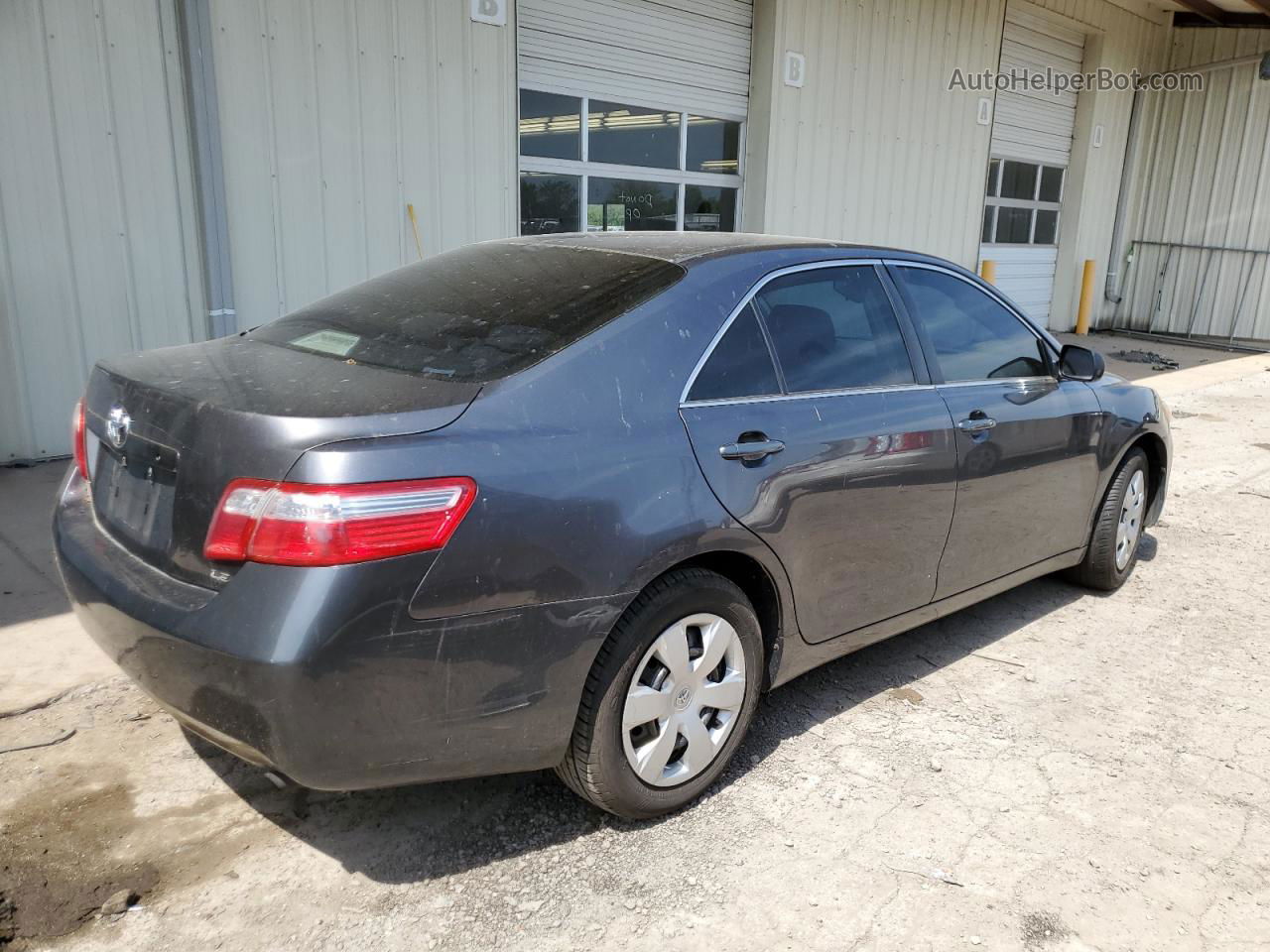 2007 Toyota Camry Ce Gray vin: JTNBE46K573090681