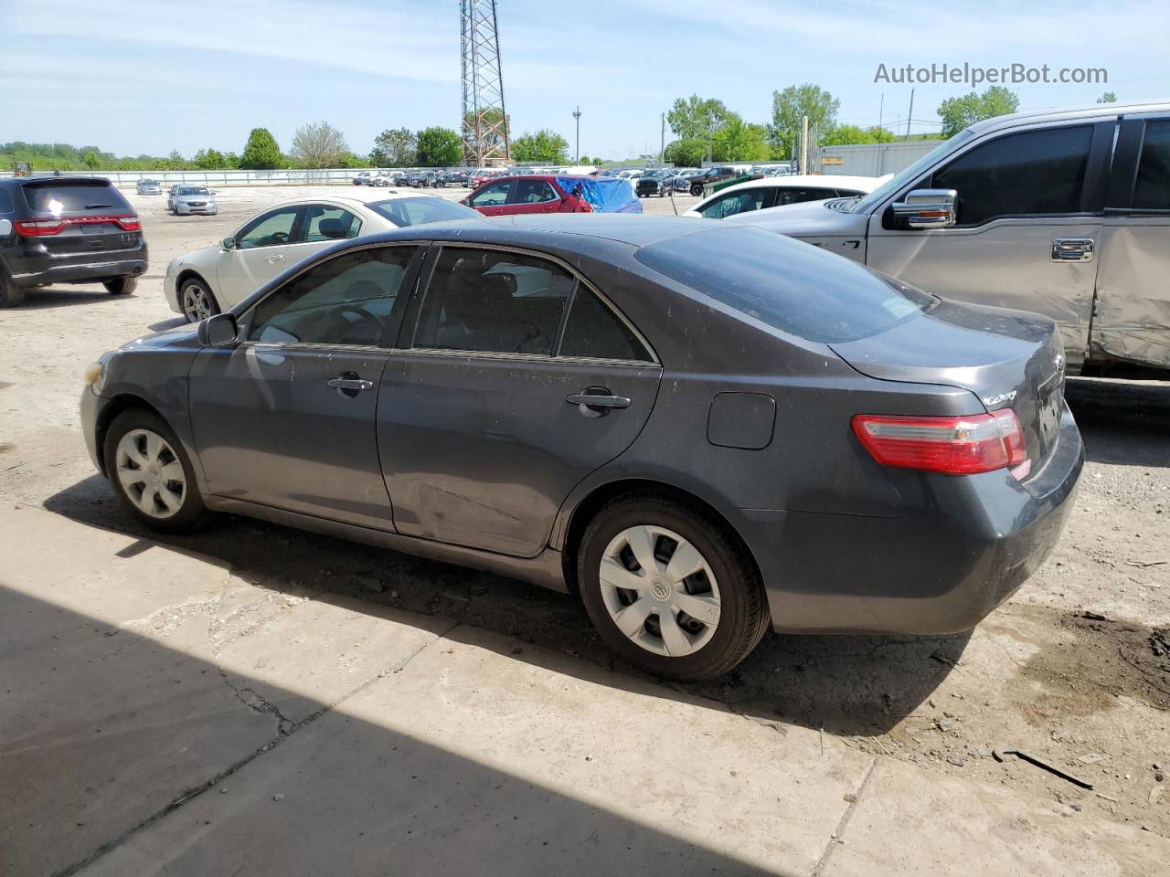 2007 Toyota Camry Ce Gray vin: JTNBE46K573090681