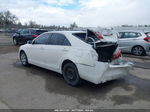 2007 Toyota Camry Le White vin: JTNBE46K773039201